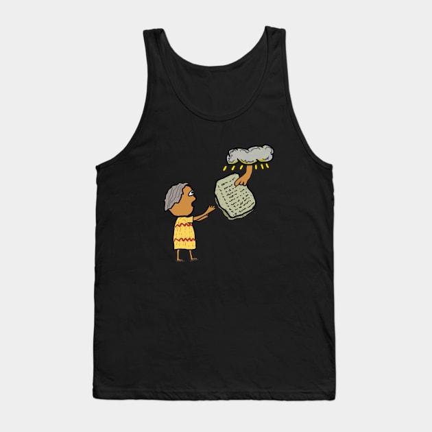 Moses and the Ten Commandments Tank Top by Mark Ewbie